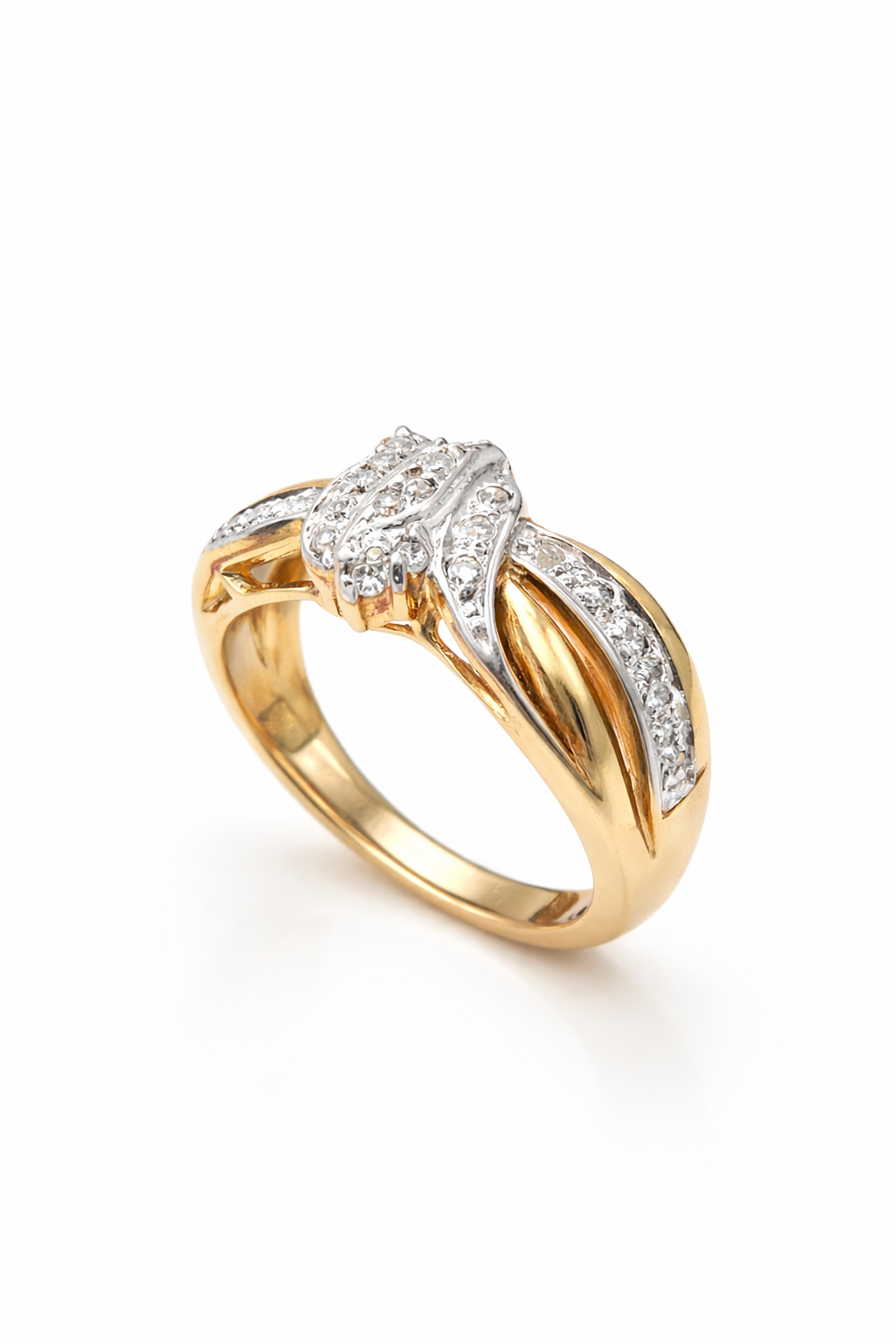 10K EXOTIC AND EXCLUSIVE WOMAN'S DIAMOND RING – 7 – JY Jewelry Wholesale
