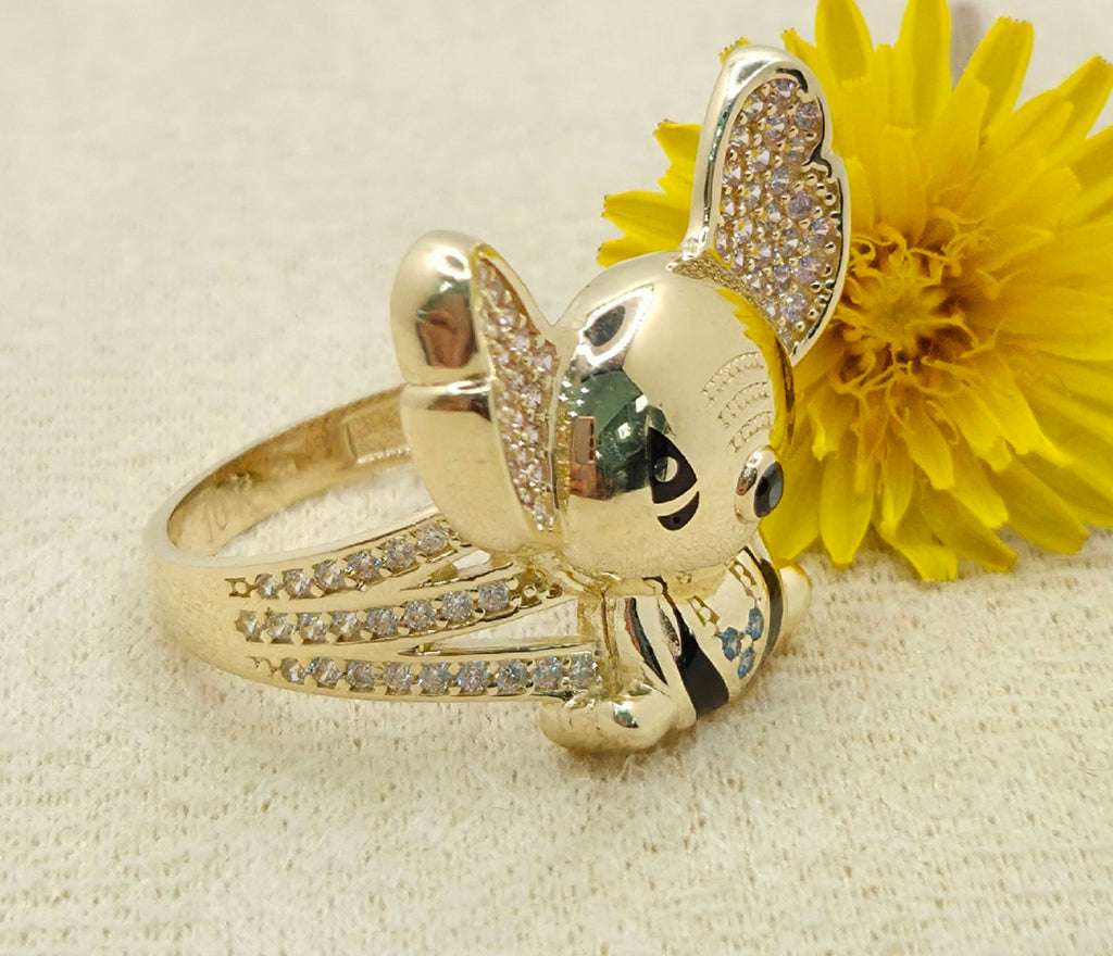10K CZ DELICATE STITCH RING – 9 – JY Jewelry Wholesale