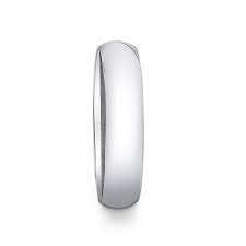 10K WHITE GOLD WEDDING BAND RING – 5mm – 12 – JY Jewelry Wholesale