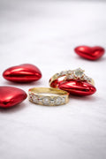 10K TWO TONE ENGAGEMENT MAN'S RING – 10 – JY Jewelry Wholesale