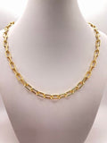 14K PAPER CLIP CHAIN 18" 6MM – JY Jewelry Wholesale