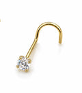 14K YG nose piercing EARRINGS – S – JY Jewelry Wholesale