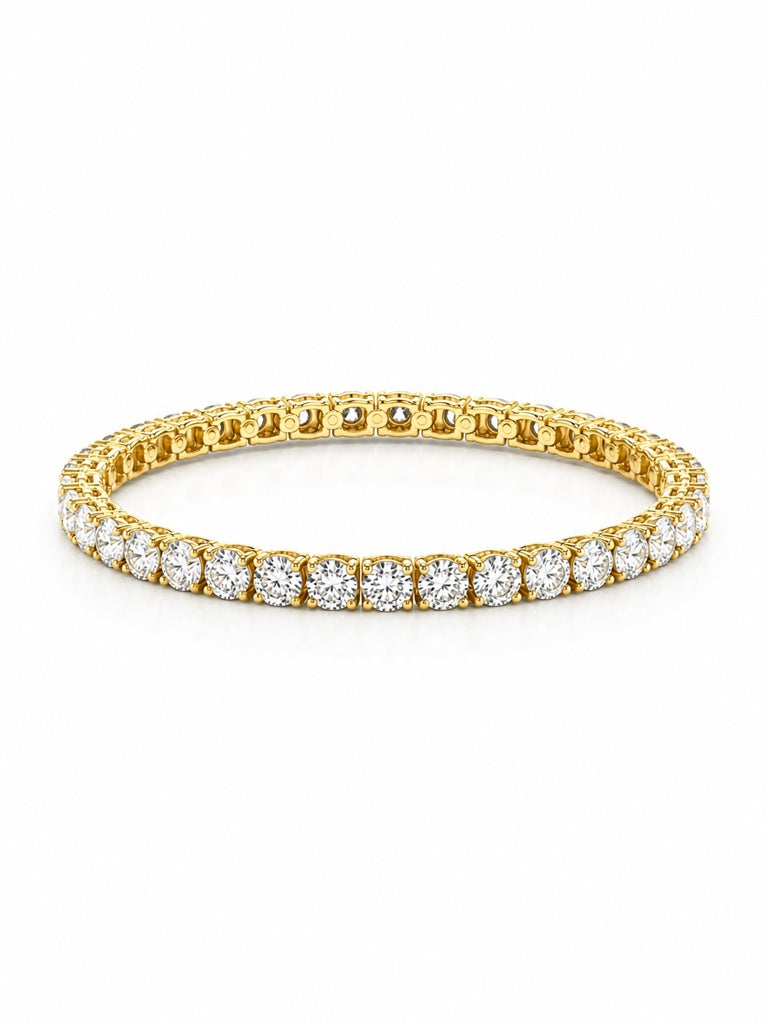 14K GOLD AND DIAMOND ETERNITY RING – 7 – JY Jewelry Wholesale