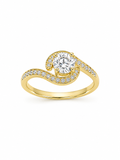 10K ELEGANT CZ FINE PROMISE RING – 7.5 – JY Jewelry Wholesale