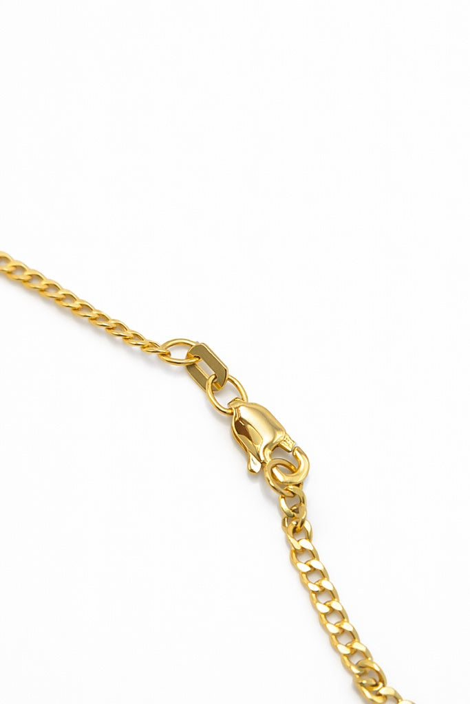 10K HOLLOW CUBAN CURB FLAT CHAIN – 20" 2MM – JY Jewelry Wholesale
