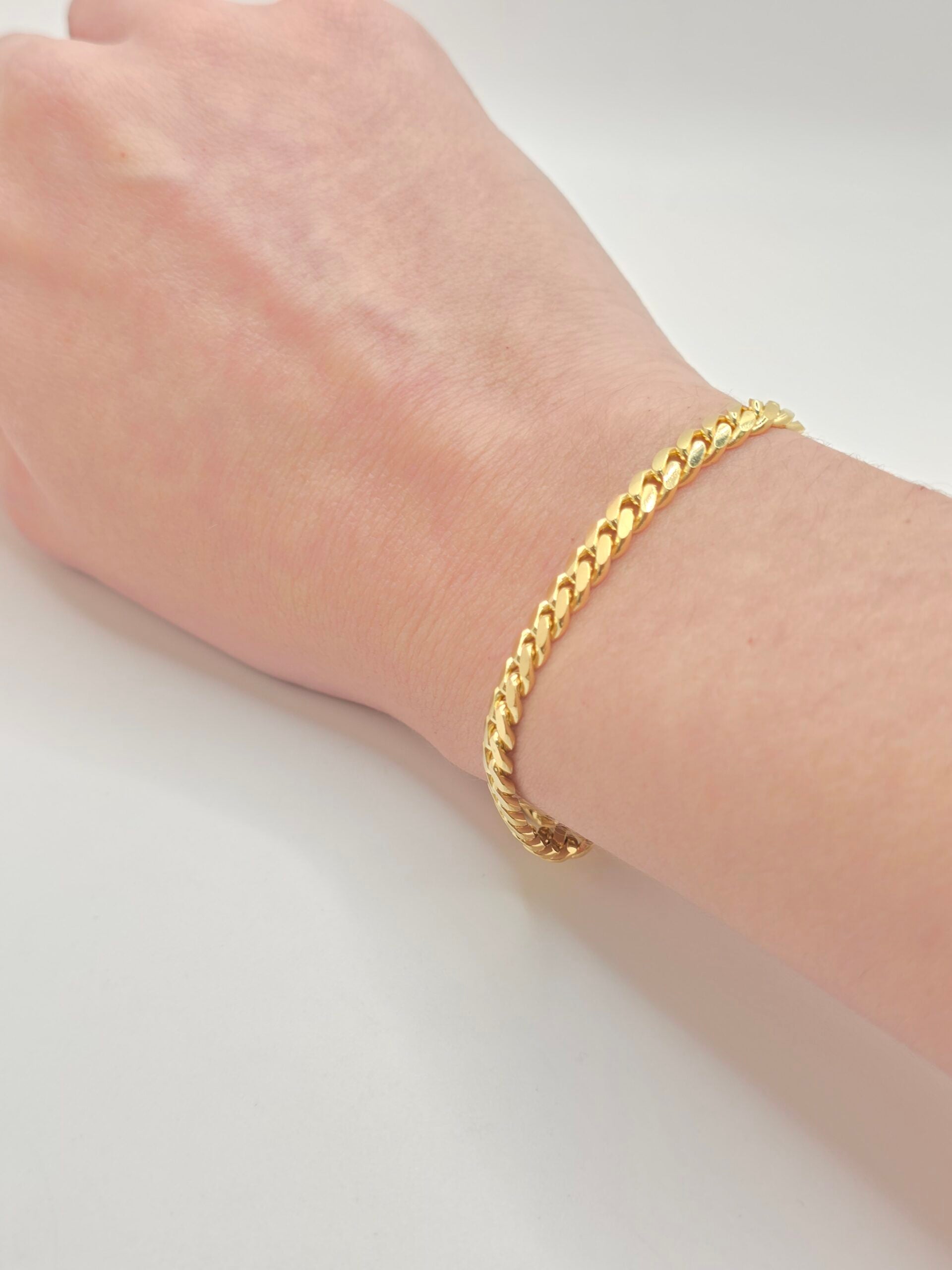 10K SOLID MIAMI CUBAN BRACELET – 8" 4MM – JY Jewelry Wholesale