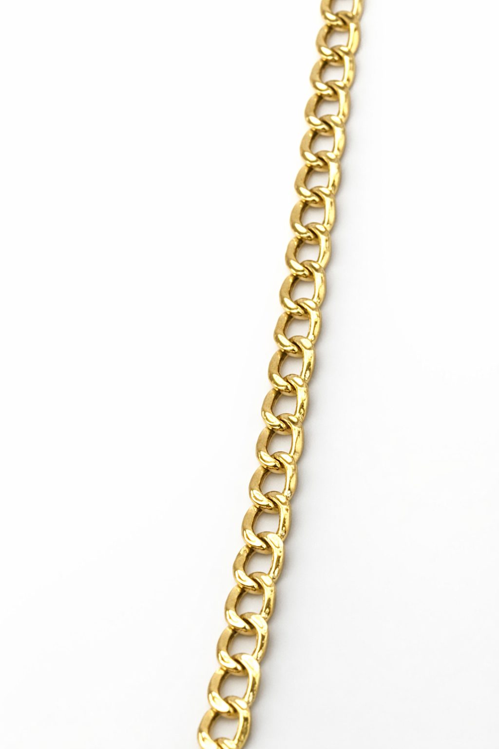 14K HOLLOW CUBAN CURB FLAT CHAIN – 20" 2MM – JY Jewelry Wholesale
