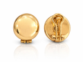 10K MODERN PLAIN ROUND OMEGA BACK EARRINGS – JY Jewelry Wholesale