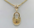 14K LARGE CZ PADLOCK HEART PENDANT – JY Jewelry Wholesale