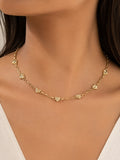 10K HEART ROLO CHAIN – 18" 2MM – JY Jewelry Wholesale