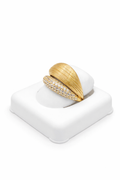 14K MODERN NEVADO AND CZ DESIGN WOMAN'S RING – 8 – JY Jewelry Wholesale
