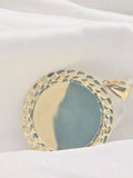 10K ROUND CHAIN DETAIL MEMORIAL PENDANT – JY Jewelry Wholesale