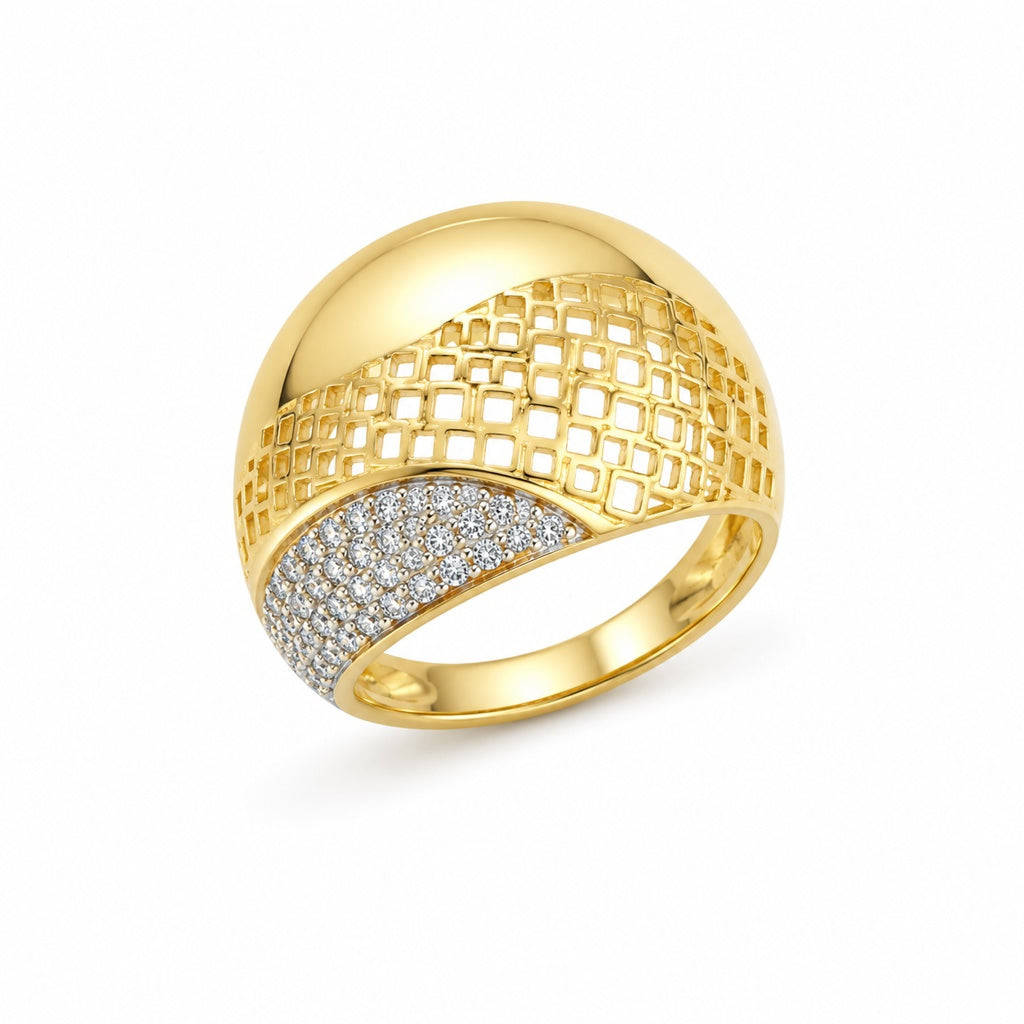 10K PUFFY RING – 7, 8 & 9 – JY Jewelry Wholesale