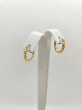 10K SMALL DIAMOND CUT HOOPS EARRINGS – JY Jewelry Wholesale