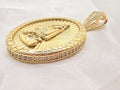 10K MEDIUM OVAL CARIDAD PENDANT – JY Jewelry Wholesale