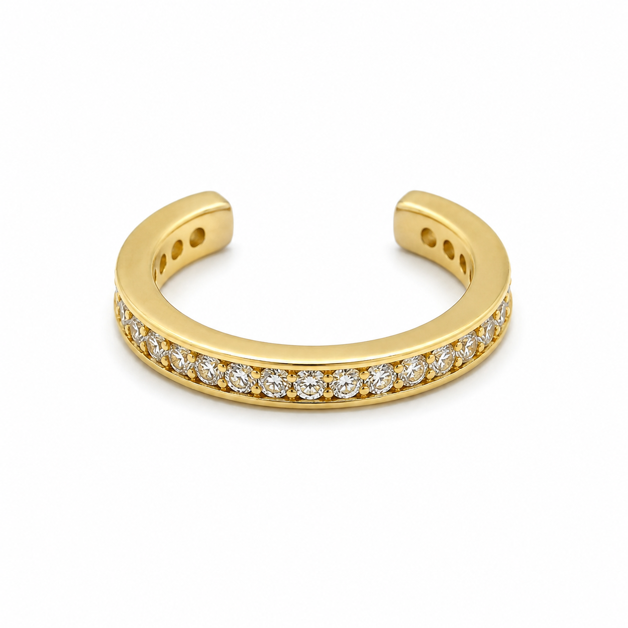 10K CZ HOOP PIERCING – S REF-170311/0000 – JY Jewelry Wholesale