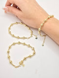 10K YELLOW GOLD SMALL BEAD DIAMOND CUT BRACELET – 7" – JY Jewelry Wholesale