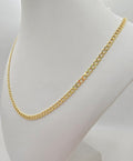 10K HOLLOW CUBAN CURB FLAT CHAIN – 26" 3.5MM – JY Jewelry Wholesale
