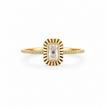 10K SQUARE CUT RING – 7 – JY Jewelry Wholesale