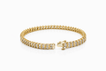 14K ELEGANT AND DELICATE DIAMOND WOMAN'S BRACELET – 7" – JY Jewelry Wholesale