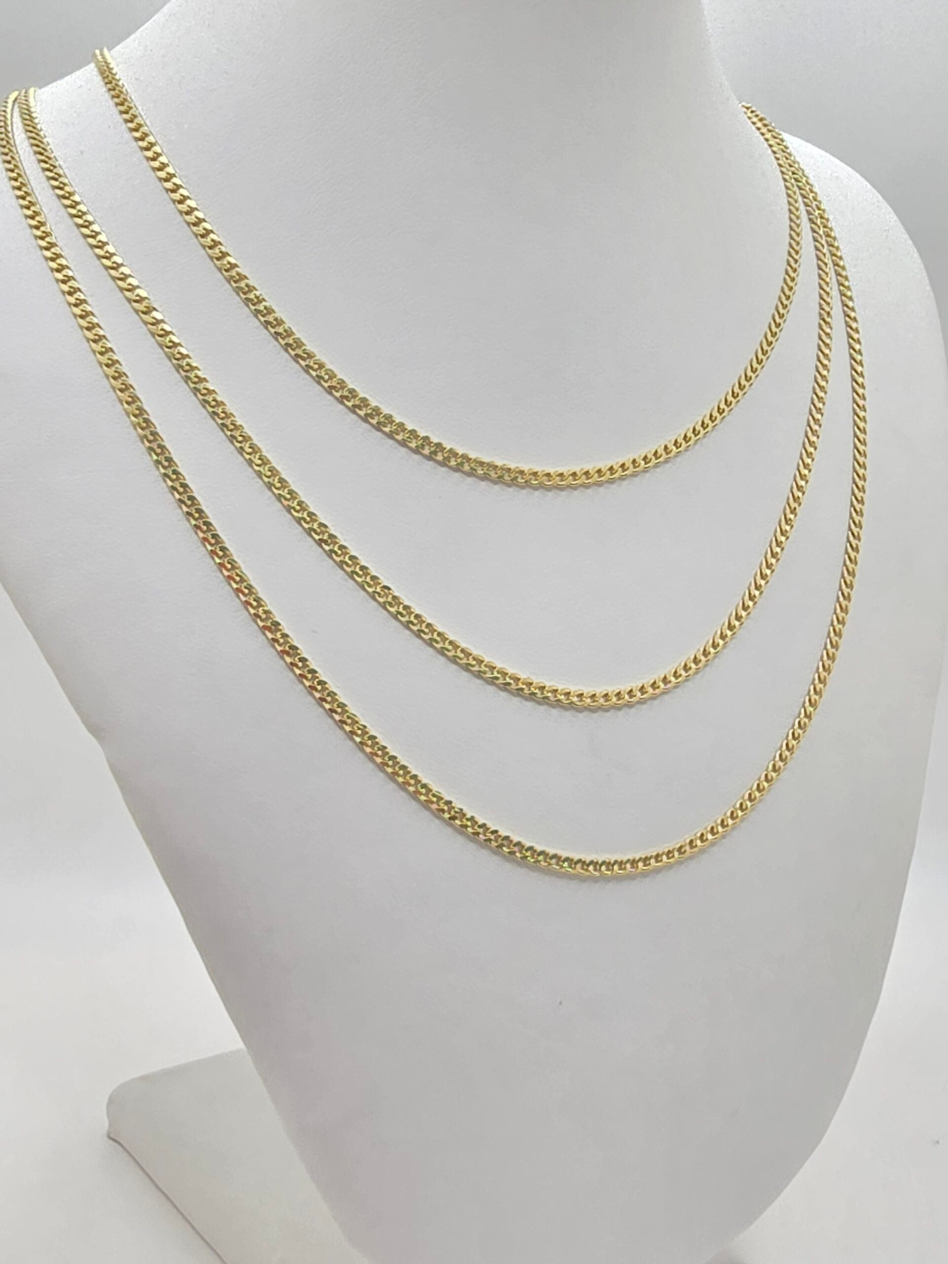 10K SOLID MIAMI CUBAN CHAIN – 22" 2.5MM – JY Jewelry Wholesale