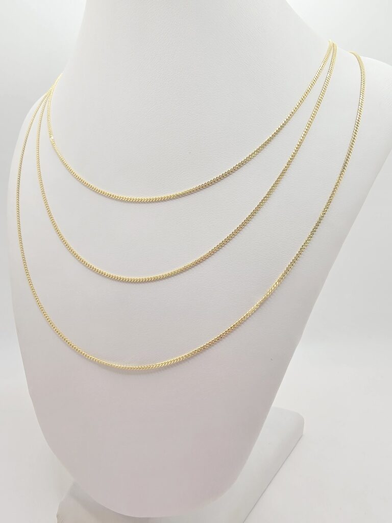 10K SOLID BABY MIAMI CUBAN CHAIN – 22" 1.2MM – JY Jewelry Wholesale