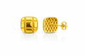 14K ELEGANT SQUARES DESIGN CZ AROUND EARRINGS – JY Jewelry Wholesale