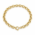 10K ROLO BRACELET – 7" – JY Jewelry Wholesale