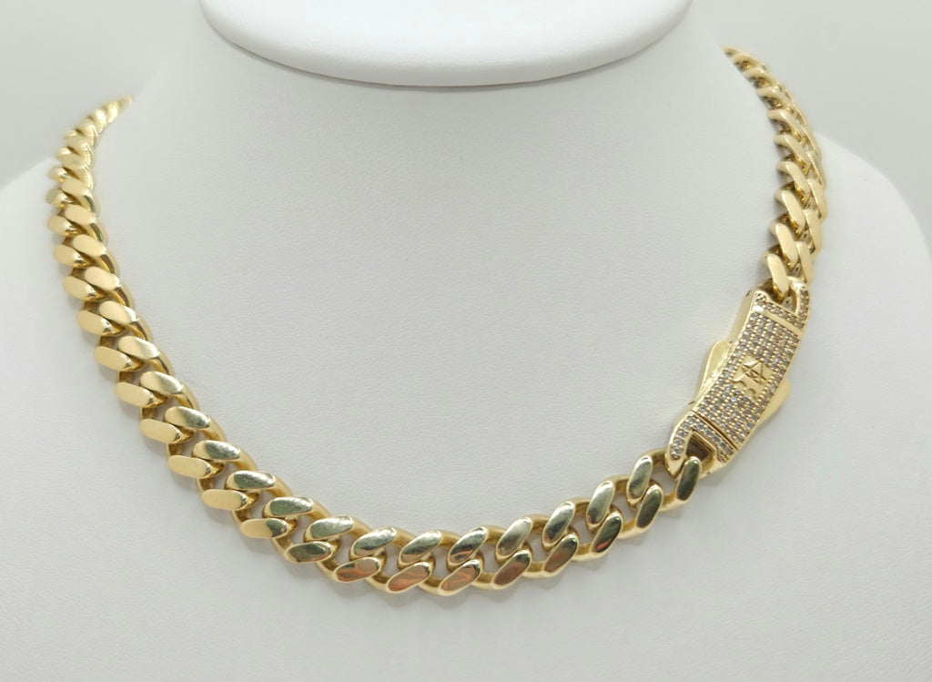 14K MONACO CHAIN STYLE – 13mm 18" – JY Jewelry Wholesale