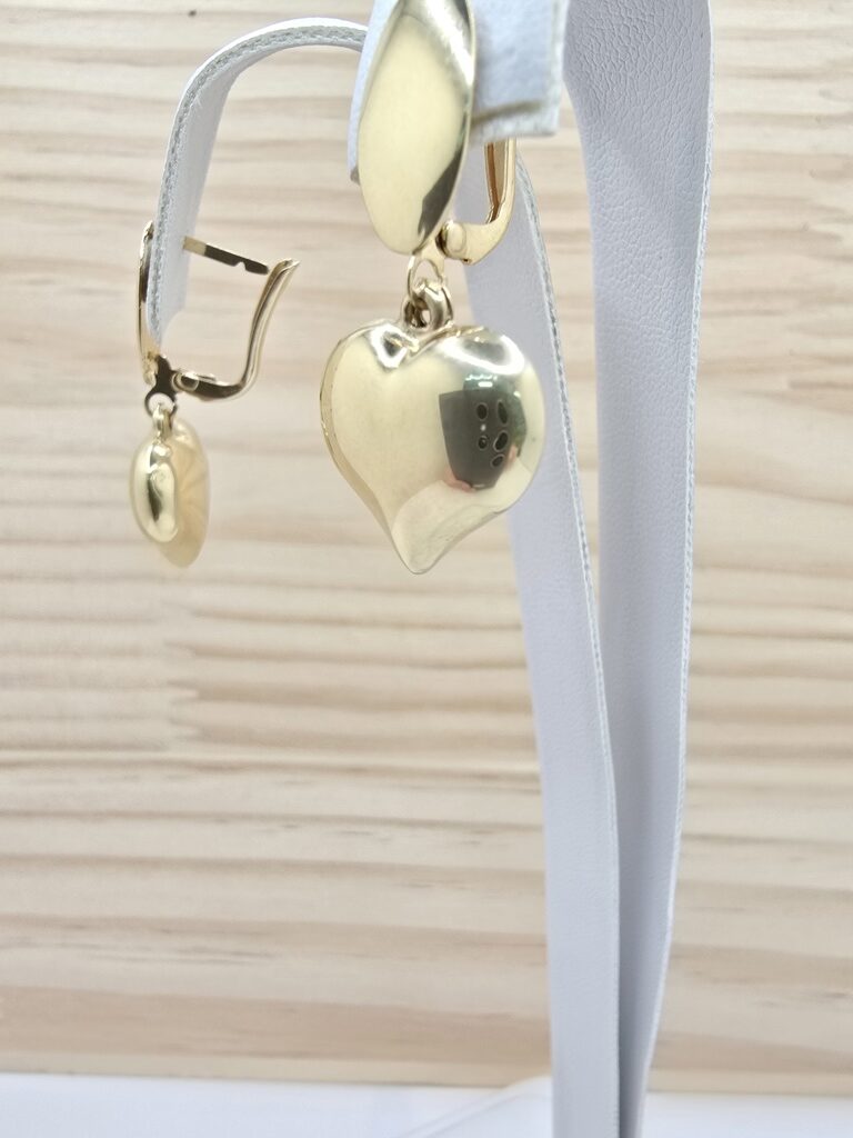 14K HEART PENDANT EARRINGS – JY Jewelry Wholesale