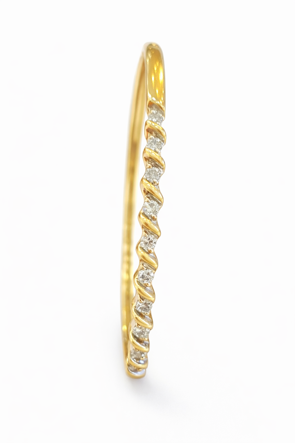 10K ELEGANT DIAMOND BANGLE – JY Jewelry Wholesale
