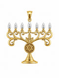 14K EXOTIC CANDELABRA PENDANT WITH DAVID STAR DETAIL – JY Jewelry Wholesale