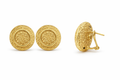 10K ROUND VINTAGE STYLE OMEGA BACK EARRINGS – LARGE – JY Jewelry Wholesale