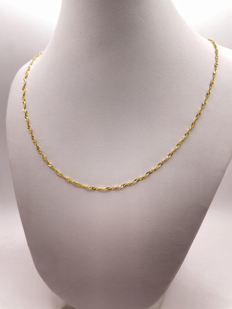 14K SINGAPORE CHAIN 18" 2MM 2.06GR – JY Jewelry Wholesale