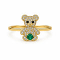 10K GREEN BEAR RING – 6-7 – JY Jewelry Wholesale