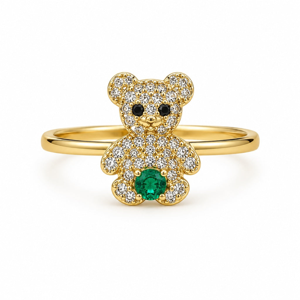 10K GREEN BEAR RING – 6-7 – JY Jewelry Wholesale