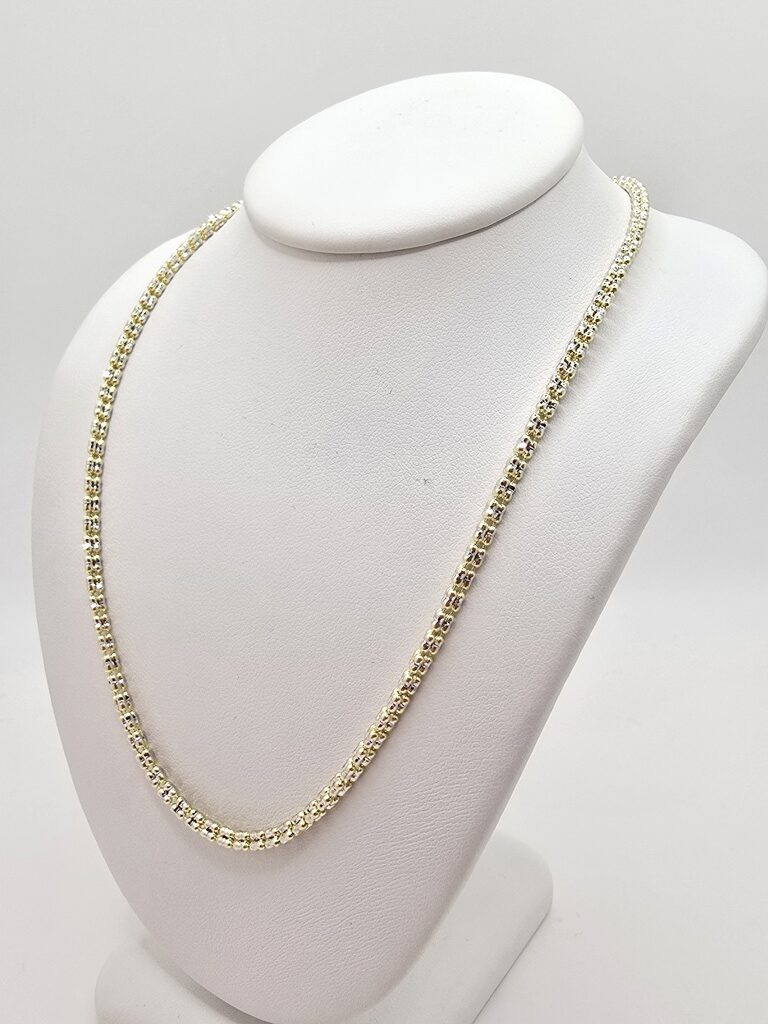 10K ICE CHAIN – 22" 2.5MM – JY Jewelry Wholesale