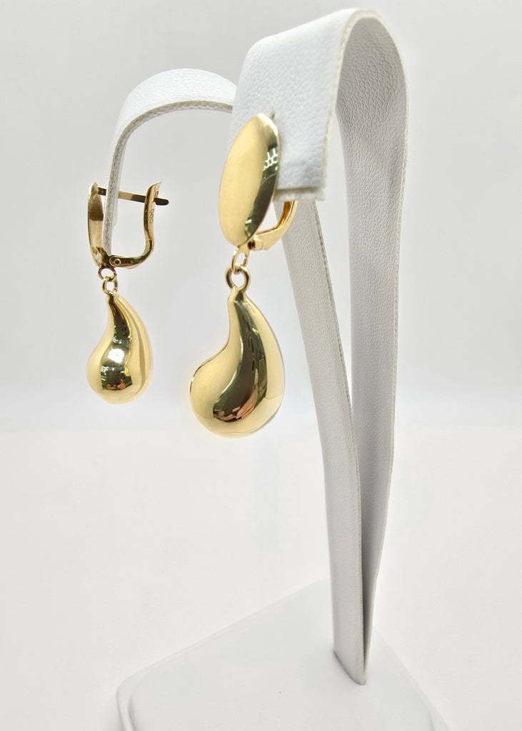 14K DROP PENDANT EARRINGS – JY Jewelry Wholesale