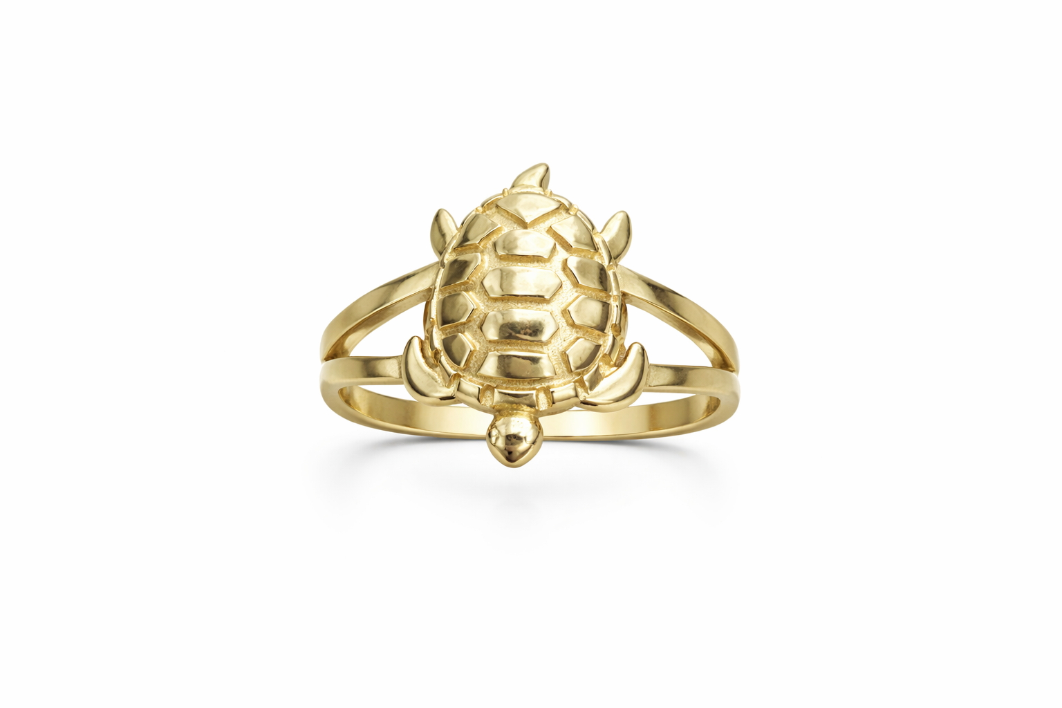 10K ANIMATED LARGE TURTLE RING – 7 – JY Jewelry Wholesale
