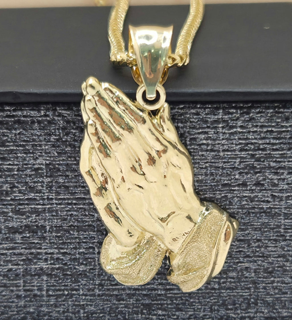 10K MEDIUM PRAYING HANDS PENDANT – JY Jewelry Wholesale
