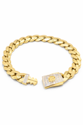 10K MONACO STYLE BRACELET – 9MM 8" – JY Jewelry Wholesale