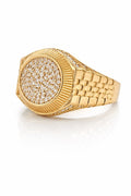 14K MODERN ROUND CZ MAN'S RING – 12.5 – JY Jewelry Wholesale