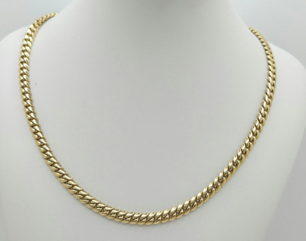 10K SOLID MIAMI CUBAN CHAIN – 20" 6MM – JY Jewelry Wholesale