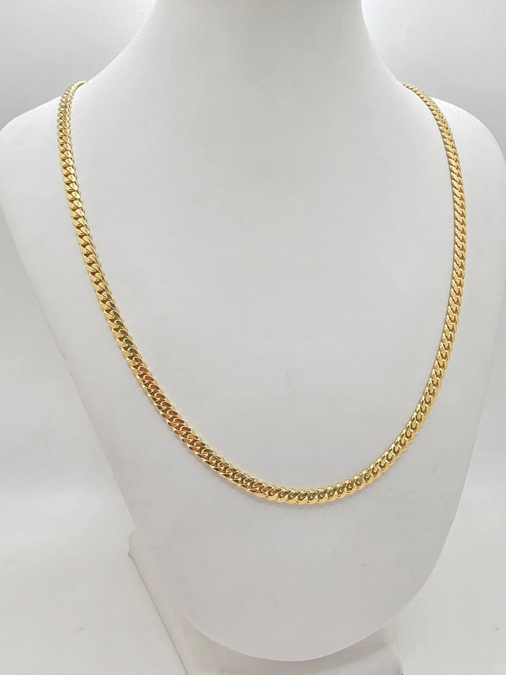 10K SOLID MIAMI CUBAN CHAIN – 3MM 18" – JY Jewelry Wholesale