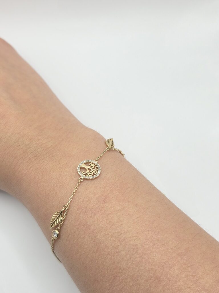 10K DELICATE DREAMCATCHER BRACELET – 7" – JY Jewelry Wholesale