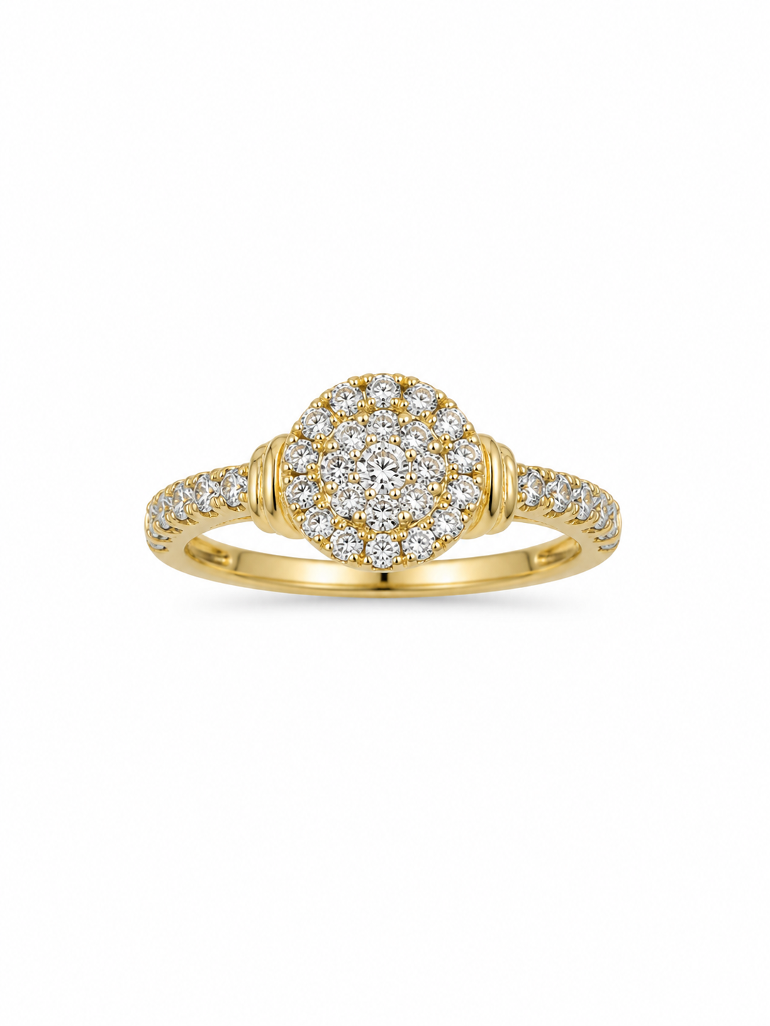 10K CZ ROUND PROMISE WOMAN'S RING – 7 – JY Jewelry Wholesale