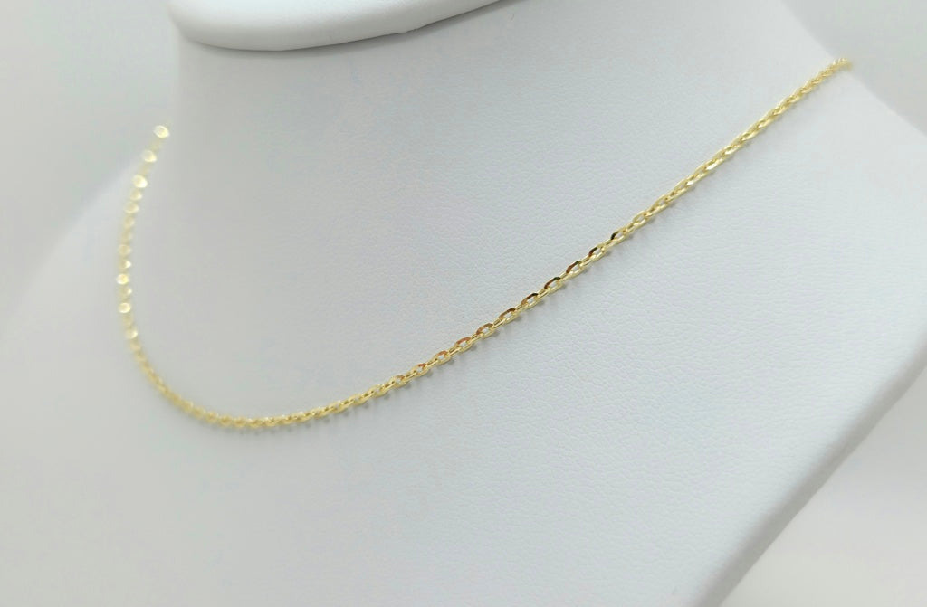 10K ROLO CHAIN – 22" 1.5MM – JY Jewelry Wholesale