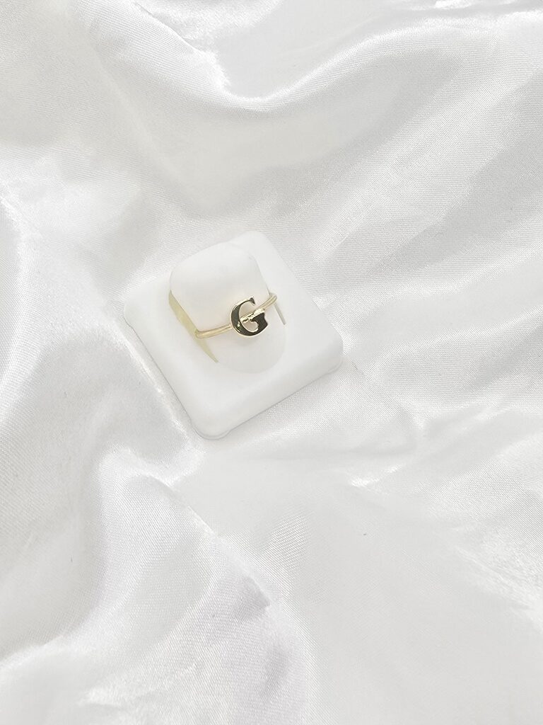 14K "G" LETTER RING – 6.5 – JY Jewelry Wholesale