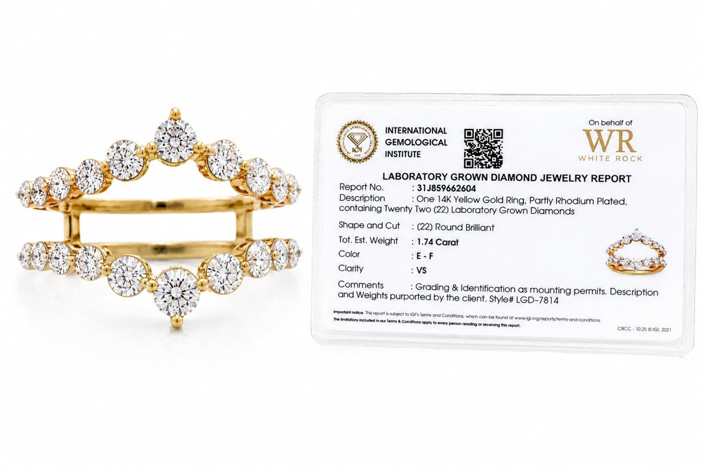 14K LAB GROWN DIAMOND ENGAGEMENT RING+WOMAN – 7 – JY Jewelry Wholesale
