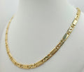10K SOLID TIGER EYE CHAIN – 22" 5MM – JY Jewelry Wholesale